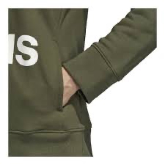 ADIDAS Originals Trefoil Hoodie Olive Green - Picture 4 of 9